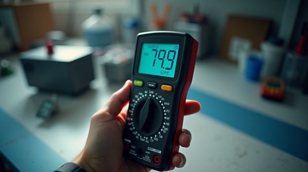 Calcul de consommation en watts avec un multimètre