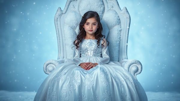 Top modèles de robes enfants inspirées de la reine des neiges
